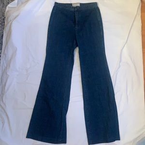 Free People High Waisted Flare Jeans size 26